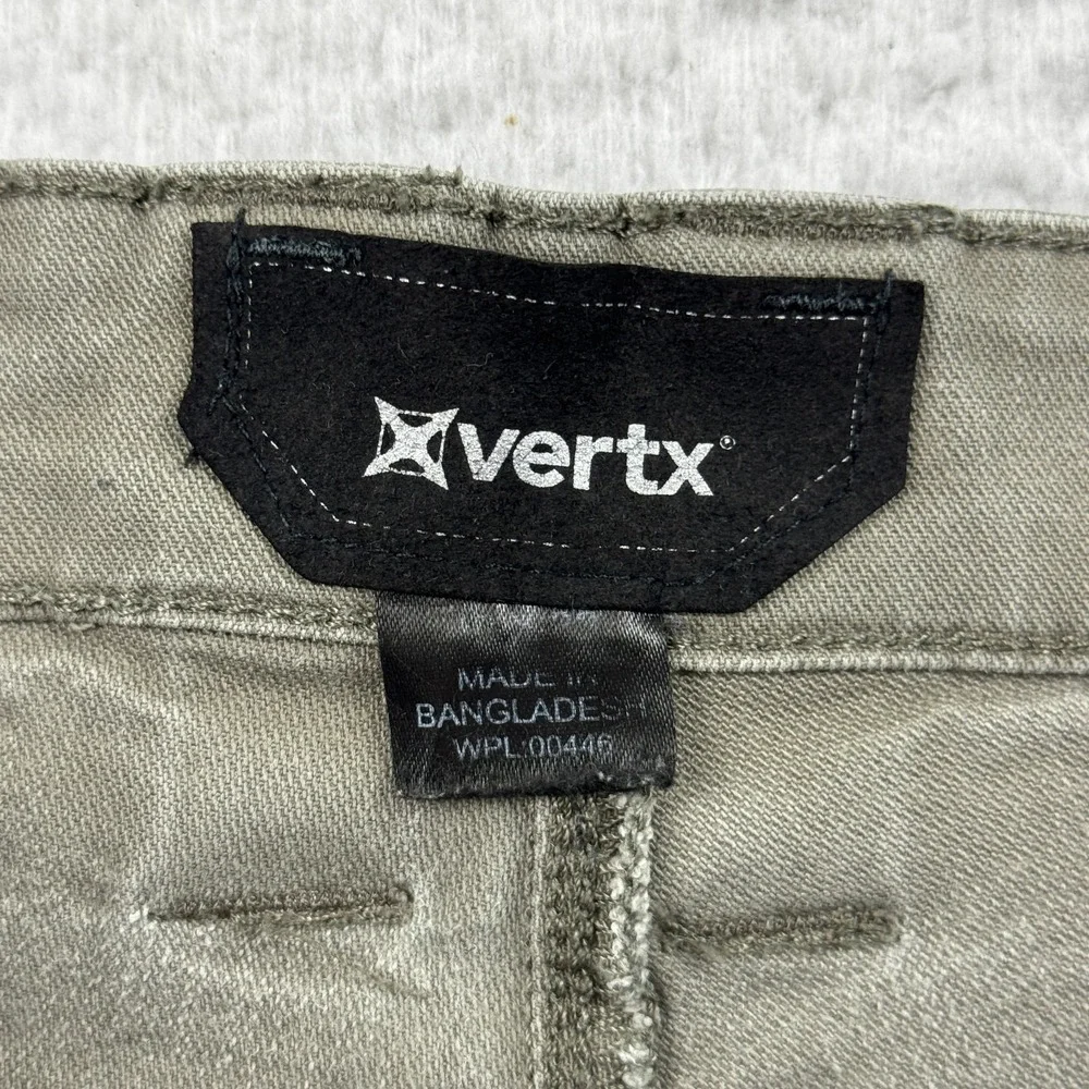 Vertx Delta Chino Pants Mens 42x32 Gray Slash Pockets Comfort‎ Classic Outdoor